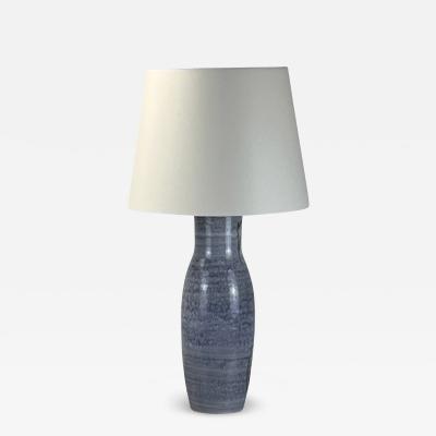  Vallauris Unique Glazed Ceramic Lamp by Dominique Baudart Vallauris France