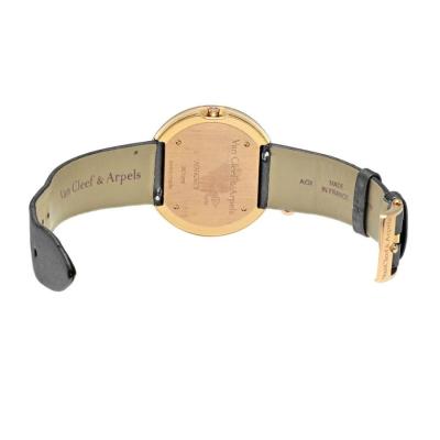  Van Cleef Arpels 18K ROSE GOLD CHARMS CARNELIAN DIAL 38MM DOUBLE ROW DIAMOND BEZEL WATCH