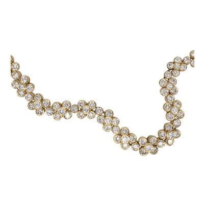 Van Cleef & Arpels Vintage Diamond Link Bracelet in 18k Yellow Gold –  Elie's Fine Jewelry