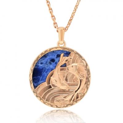  Van Cleef Arpels VAN CLEEF ARPELS 18K ROSE GOLD PISCES ZODIAC NECKLACE