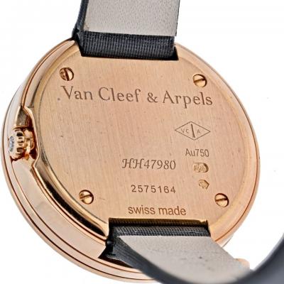  Van Cleef Arpels VAN CLEEF ARPELS 18K ROSE GOLD WATCH