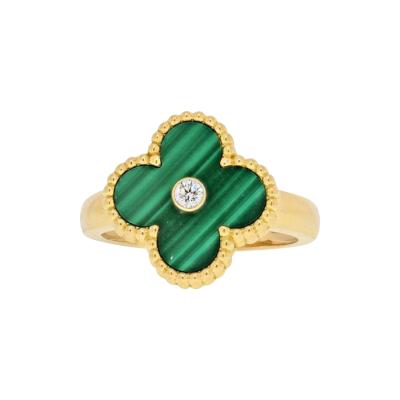 Van cleef deals malachite ring