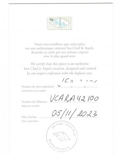  Van Cleef Arpels VCA Vintage Alhambra 20 Motif Necklace in 18kt Yellow Gold with Mother of Pearl