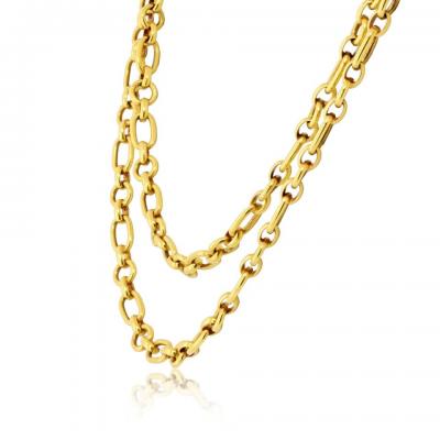  Van Cleef Arpels Van Cleef Arpels 18K Yellow Gold 36 Inches Georges Lenfant Chain