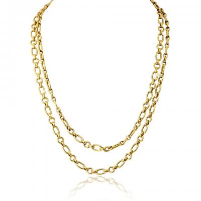  Van Cleef Arpels Van Cleef Arpels 18K Yellow Gold 36 Inches Georges Lenfant Chain