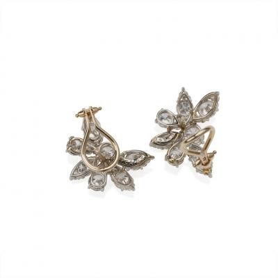  Van Cleef Arpels Van Cleef Arpels 1960s Diamond Ciip Earrings