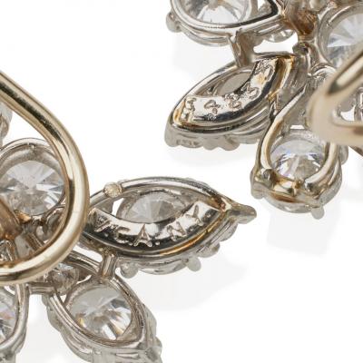  Van Cleef Arpels Van Cleef Arpels 1960s Diamond Ciip Earrings