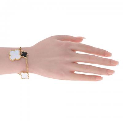  Van Cleef Arpels Van Cleef Arpels Alhambra 18K Yellow Gold Magic Bracelet