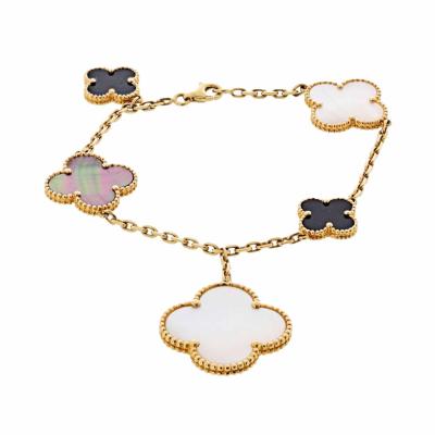  Van Cleef Arpels Van Cleef Arpels Alhambra 18K Yellow Gold Magic Bracelet