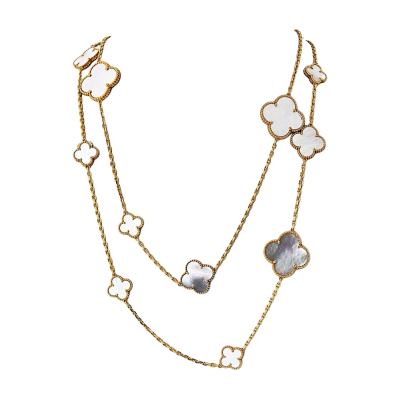  Van Cleef Arpels Van Cleef Arpels Alhambra 18K Yellow Gold Necklace