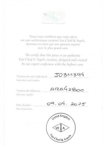  Van Cleef Arpels Van Cleef Arpels Alhambra Mother of Pearl 10 Motif Necklace New 