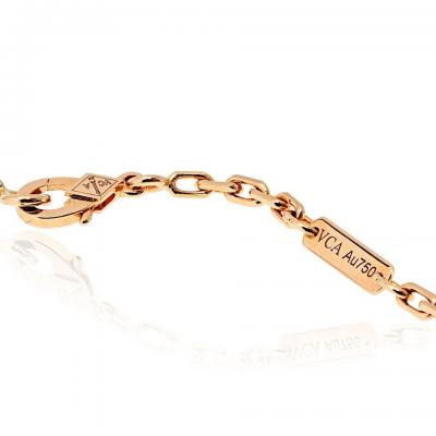  Van Cleef Arpels Van Cleef Arpels Aries 18K Rose Gold Medallion On A 34 inch Chain Pendant