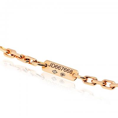  Van Cleef Arpels Van Cleef Arpels Aries 18K Rose Gold Medallion On A 34 inch Chain Pendant