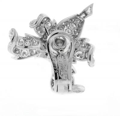  Van Cleef Arpels Van Cleef Arpels Diamond Leaf South Sea Pearl Earrings