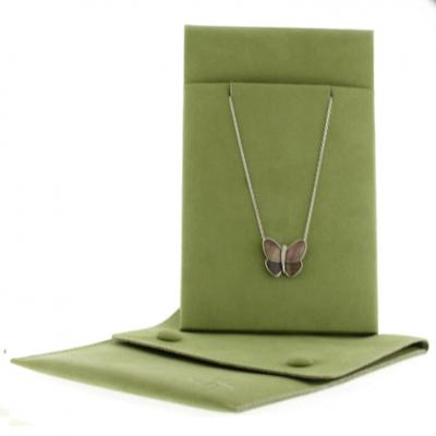  Van Cleef Arpels Van Cleef Arpels Grey Mother of Pearl Butterfly Necklace