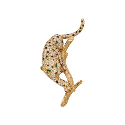  Van Cleef Arpels Van Cleef Arpels Paris Diamond Panther Brooch