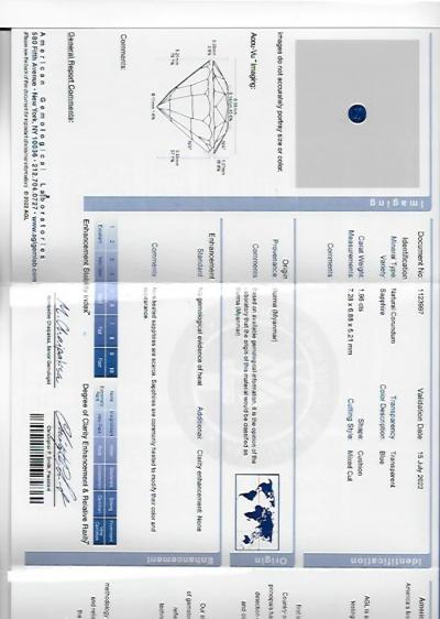  Van Cleef Arpels Van Cleef Arpels Paris No Heat Burmese Sapphire Ring