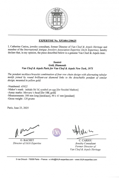  Van Cleef Arpels Van Cleef Arpels Paris Pendant Necklace