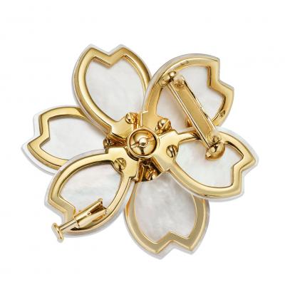  Van Cleef Arpels Van Cleef Arpels Paris Rose de No l Brooch