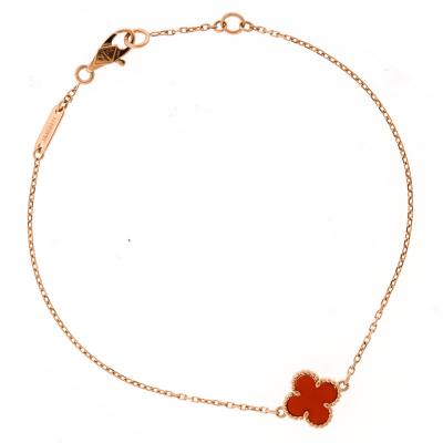  Van Cleef Arpels Van Cleef Arpels Sweet Alhambra Carnelian Bracelet