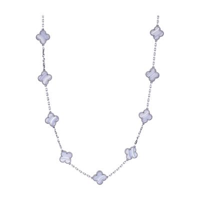  Van Cleef Arpels Van Cleef Arpels Vintage Alhambra Chalcedony 20 Station Necklace
