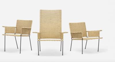  Van Keppel Green Hendrik Van Keppel and Taylor Green Chairs Set of Three VKG 1950