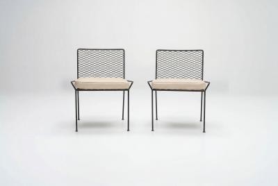  Van Keppel Green Original Pair of Van Keppel Green Expanded Metal Series Chairs Model 872 1953