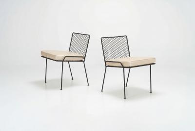  Van Keppel Green Original Pair of Van Keppel Green Expanded Metal Series Chairs Model 872 1953