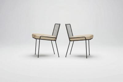  Van Keppel Green Original Pair of Van Keppel Green Expanded Metal Series Chairs Model 872 1953