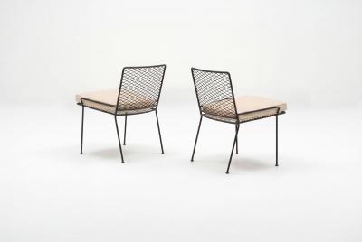  Van Keppel Green Original Pair of Van Keppel Green Expanded Metal Series Chairs Model 872 1953
