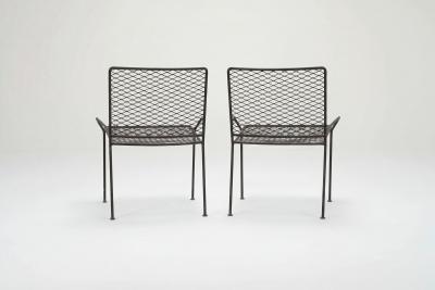  Van Keppel Green Original Pair of Van Keppel Green Expanded Metal Series Chairs Model 872 1953