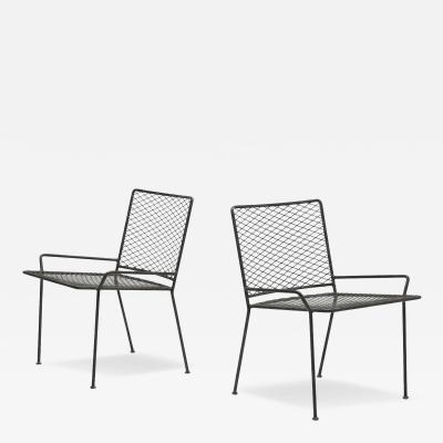  Van Keppel Green Original Pair of Van Keppel Green Expanded Metal Series Chairs Model 872 1953