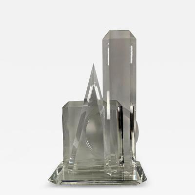  Van Teal American Modern Lucite Tabletop Sculpture Van Teal
