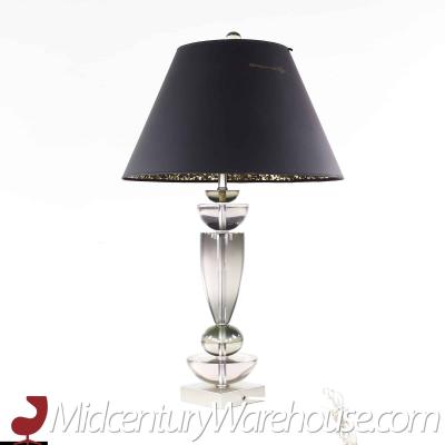  Van Teal Van Teal Mid Century Lucite Table Lamp