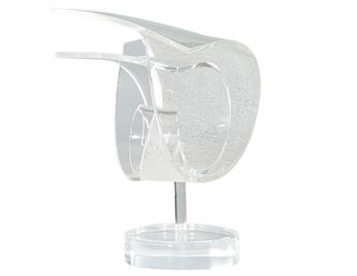  Van Teal Vintage Modern Hollywood Regency Lucite Sculpture Signed Van Teal