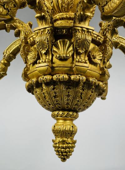  Vaughan Designs A George I style carved giltwood chandelier by Vaughan Design