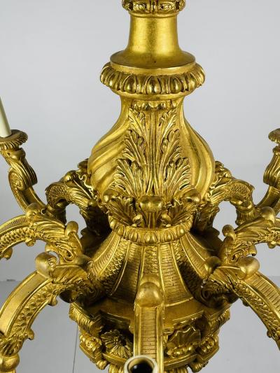  Vaughan Designs A George I style carved giltwood chandelier by Vaughan Design