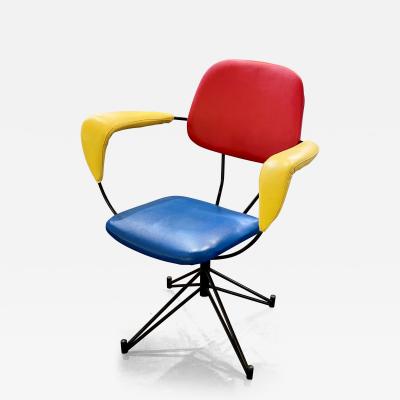  Velca Legnano Rare 1950s Swivel Chair