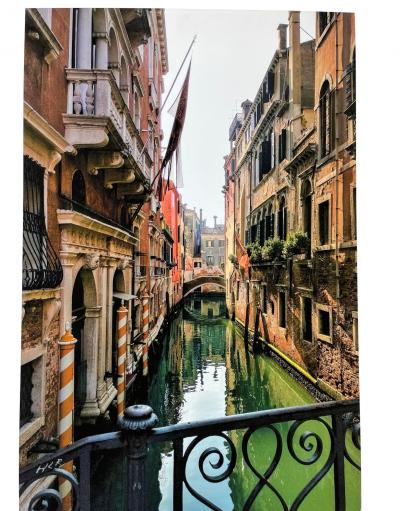  Venetian Canal Photo on Canvas