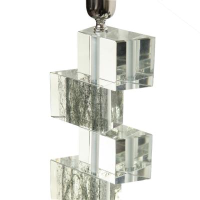  Venfield Artisan Pair of Murano Glass Block Table Lamps 2002