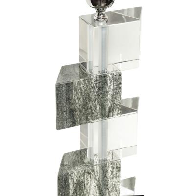  Venfield Artisan Pair of Murano Glass Block Table Lamps 2002