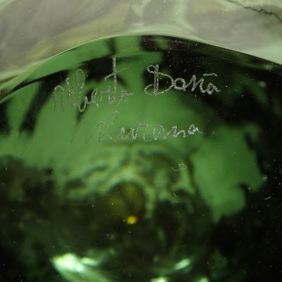  Venfield Artisan Pair of Murano Sommerso Emerald Glass Table Lamps 2022