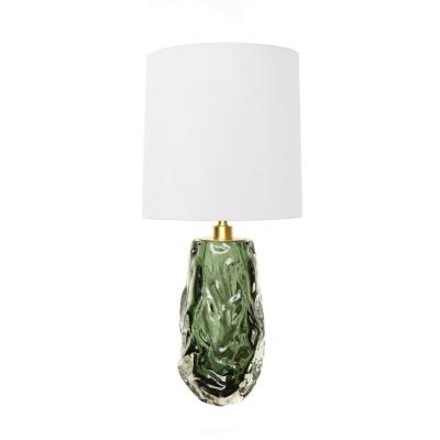  Venfield Artisan Pair of Murano Sommerso Emerald Glass Table Lamps 2022