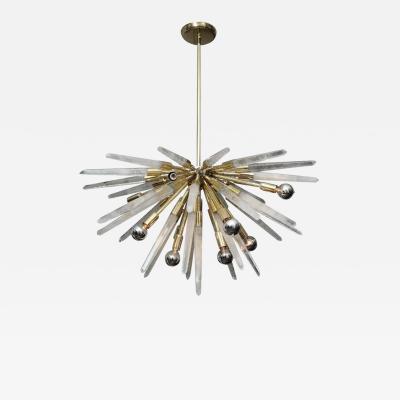  Venfield Brazilian Rock Crystal Half Sputnik Chandelier