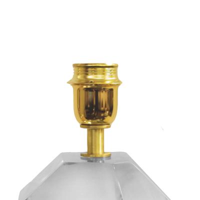  Venfield Chic Pair of Murano Gem Cut Glass Table Lamps