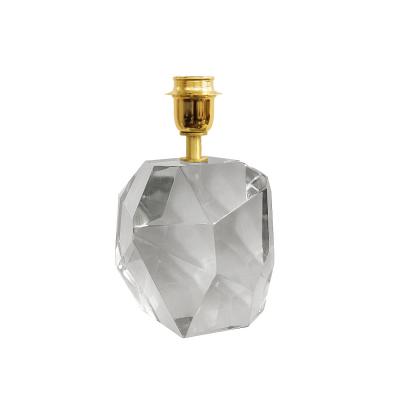  Venfield Chic Pair of Murano Gem Cut Glass Table Lamps