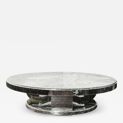  Venfield Custom Art Deco Style Mirror Coffee Table