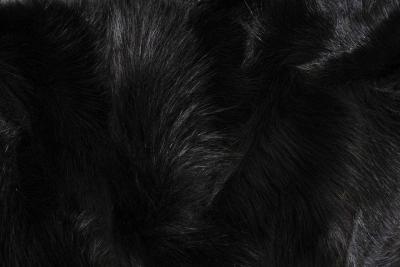  Venfield Custom Double Sided Genuine Black Fox Pillow
