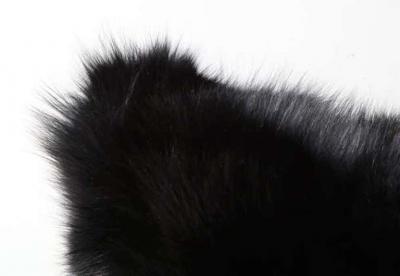  Venfield Custom Double Sided Toscana Shearling Pillow in Black Color