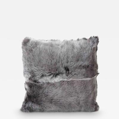  Venfield Custom Double Sided Toscana Shearling Pillow in Grey Color